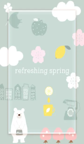 [LINE着せ替え] pinkbrown refreshing spring08_1の画像1