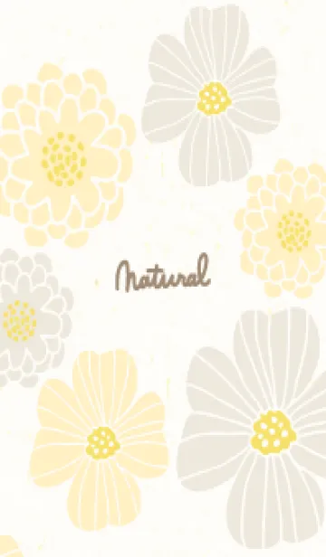 [LINE着せ替え] くすみカラー 可愛い花12の画像1