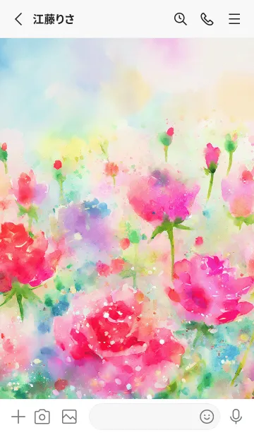 [LINE着せ替え] Beautiful rose flower(R3286)の画像2