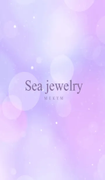 [LINE着せ替え] SEA JEWELRY-MILKY PURPLE 11の画像1