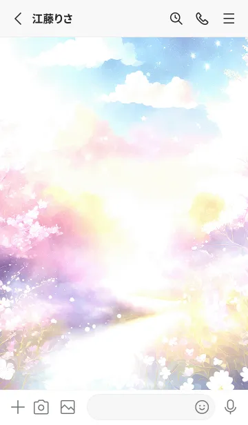 [LINE着せ替え] 優美な春の風景の着せかえ(Spring-15)の画像2