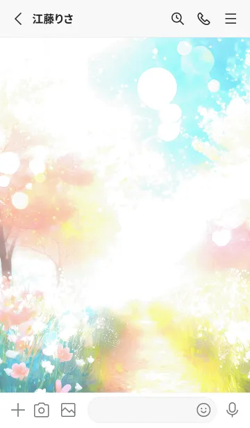 [LINE着せ替え] 優美な春の風景の着せかえ(Spring-16)の画像2