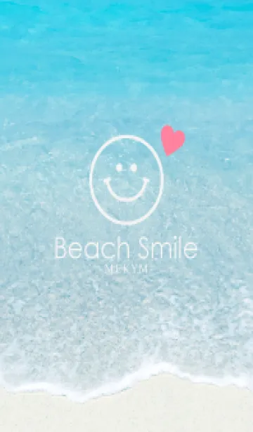 [LINE着せ替え] Beach Smile -HEART- 30の画像1
