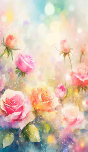 [LINE着せ替え] 薔薇(バラ)の花の着せかえ(R3293)の画像1