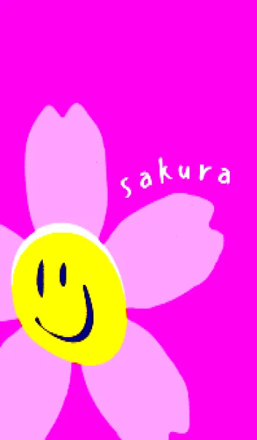 [LINE着せ替え] サクラ スマイリー 14の画像1