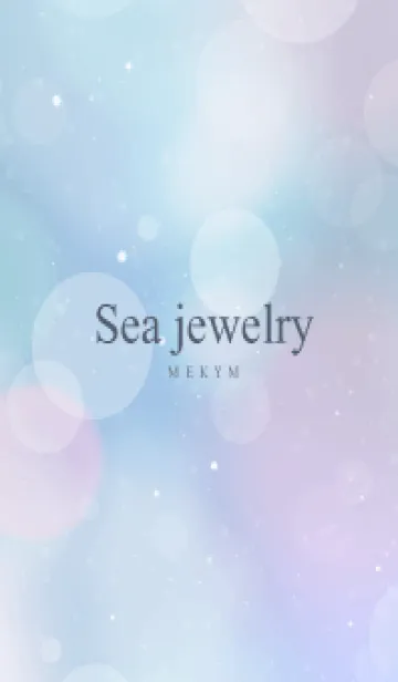 [LINE着せ替え] SEA JEWELRY-BLUE&PINK 11の画像1