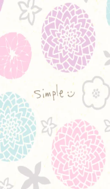 [LINE着せ替え] 花鞠と小花23の画像1