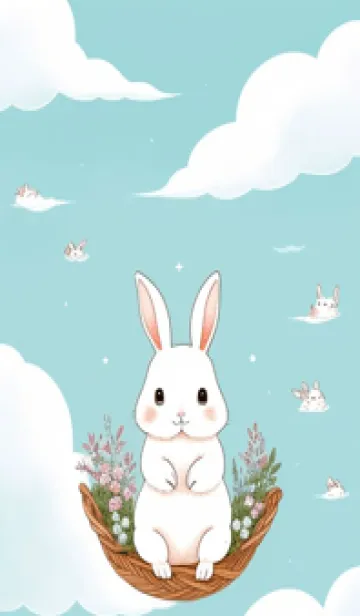 [LINE着せ替え] きのこ ラディッシュ バニー vwCqZの画像1