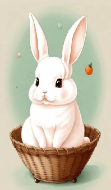 [LINE着せ替え] きのこ ラディッシュ バニー yu5cKの画像1