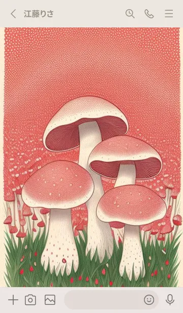 [LINE着せ替え] きのこ ラディッシュ バニー ZKG6zの画像2