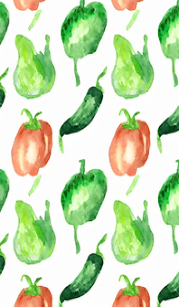[LINE着せ替え] 【シンプル】お野菜の着せかえ#95の画像1