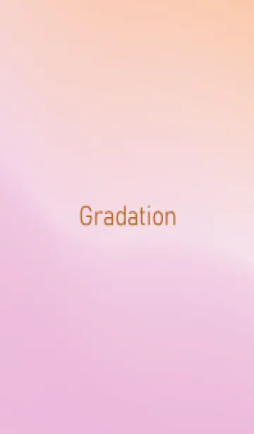 [LINE着せ替え] gradation-ORANGE&PINK45の画像1