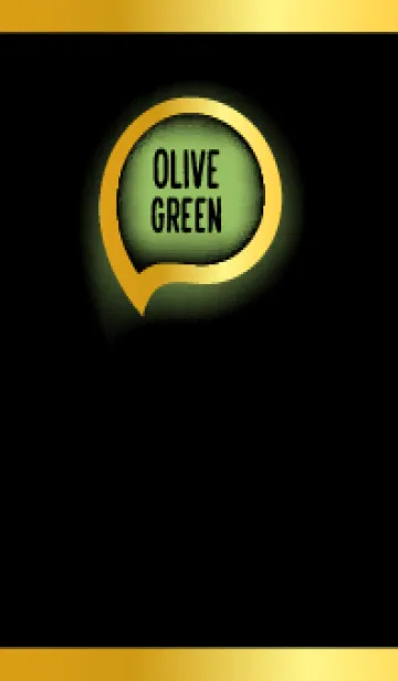 [LINE着せ替え] Olive Green Gold Black Theme V1 (JP)の画像1