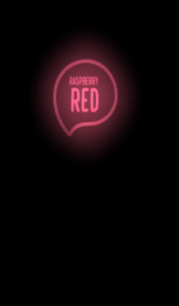 [LINE着せ替え] Raspberry Red Neon Theme V7 (JP)の画像1
