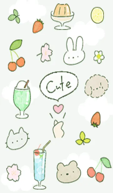 [LINE着せ替え] ピスタチオ cute icon 07_1の画像1