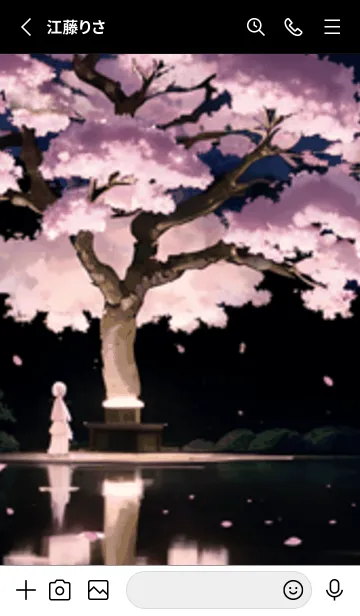 [LINE着せ替え] 桜花爛漫 #DOHF04。の画像2