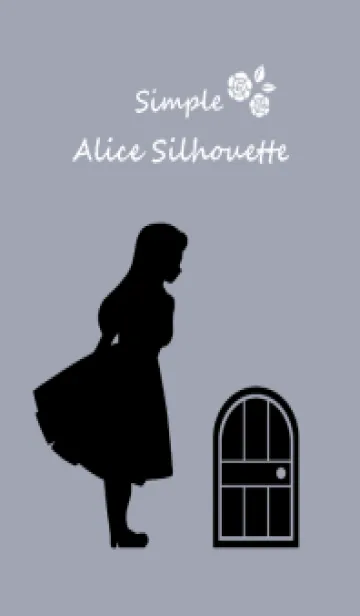 [LINE着せ替え] Simple Alice Silhouetteの画像1