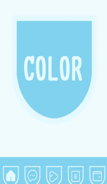 blue color W53の着せ替えメイン画像
