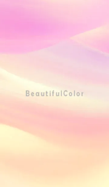 [LINE着せ替え] Beautiful Color-YELLOW PINKの画像1