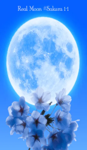 [LINE着せ替え] Real Moon #Sakura 1-1の画像1