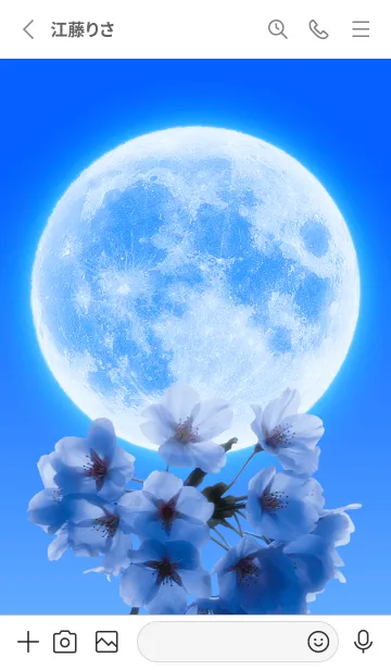 [LINE着せ替え] Real Moon #Sakura 1-1の画像2