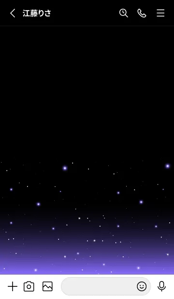 [LINE着せ替え] LIGHT-GRADATION STAR 11の画像2