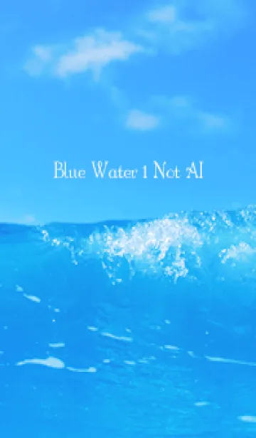 [LINE着せ替え] Blue Water 1 Not AIの画像1