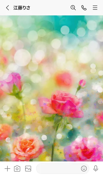 [LINE着せ替え] 薔薇(バラ)の花の着せかえ(R3308)の画像2