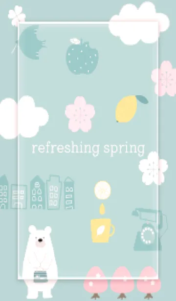 [LINE着せ替え] babypink refreshing spring09_1の画像1