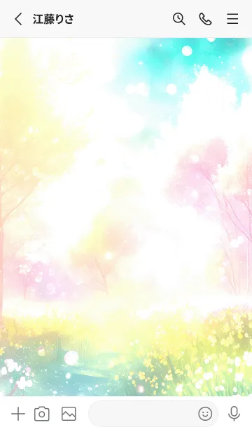 [LINE着せ替え] 優美な春の風景の着せかえ(Spring-56)の画像2