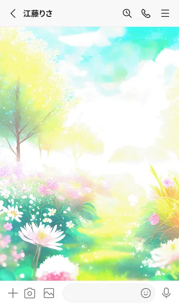 [LINE着せ替え] 優美な春の風景の着せかえ(Spring-55)の画像2