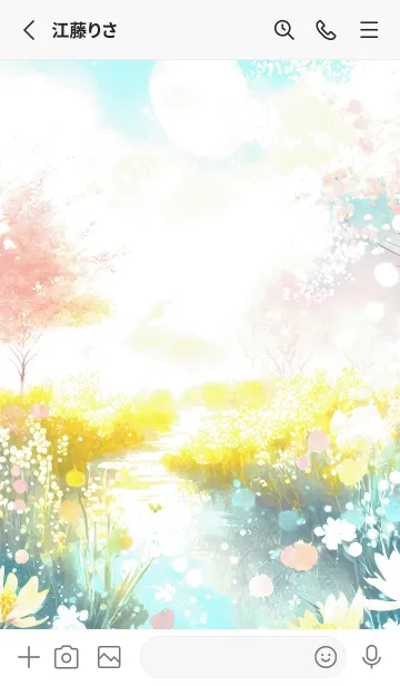 [LINE着せ替え] 優美な春の風景の着せかえ(Spring-31)の画像2