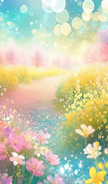 [LINE着せ替え] 優美な春の風景の着せかえ(Spring-33)の画像1