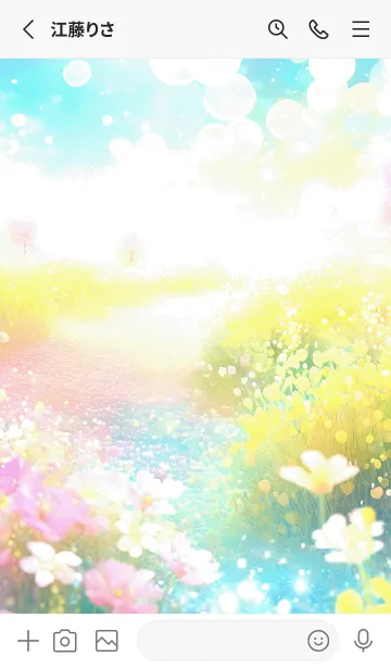 [LINE着せ替え] 優美な春の風景の着せかえ(Spring-33)の画像2