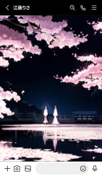 [LINE着せ替え] 桜花爛漫 #DPHK09。の画像2