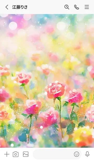 [LINE着せ替え] 薔薇(バラ)の花の着せかえ(R3318)の画像2