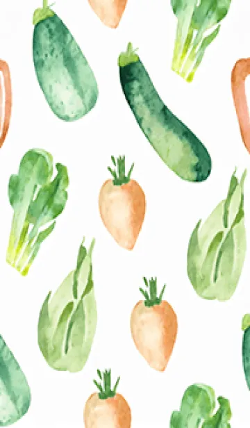 [LINE着せ替え] 【シンプル】お野菜の着せかえ#113の画像1