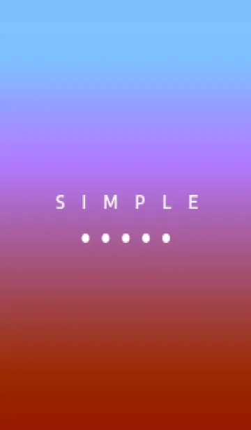 [LINE着せ替え] シンプル ミニドット グラデーション 52の画像1