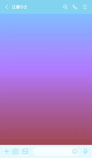 [LINE着せ替え] シンプル ミニドット グラデーション 52の画像2