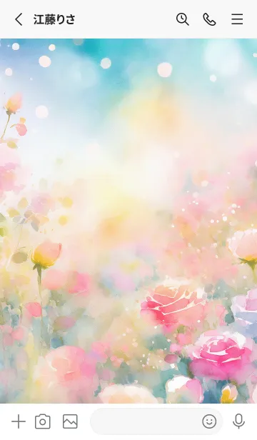 [LINE着せ替え] 薔薇(バラ)の花の着せかえ(R3320)の画像2