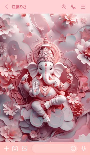[LINE着せ替え] Cute Ganesha: rich, debt-free, lucky(JP)の画像2