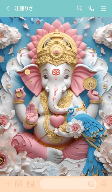 [LINE着せ替え] Ganesha: Rich, rich, rich！(JP)の画像2