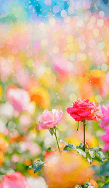 [LINE着せ替え] 薔薇(バラ)の花の着せかえ(R3321)の画像1