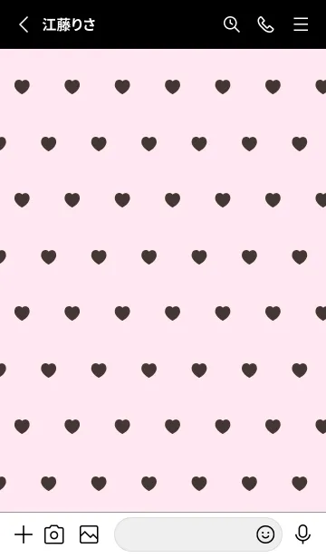 [LINE着せ替え] ラブ ミニ ハート 8の画像2