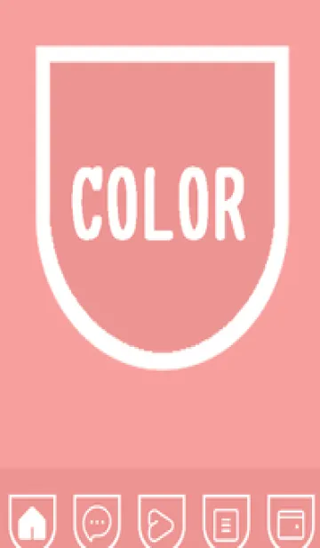 [LINE着せ替え] red color W51の画像1