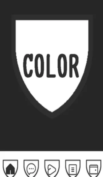 [LINE着せ替え] bw color X52の画像1