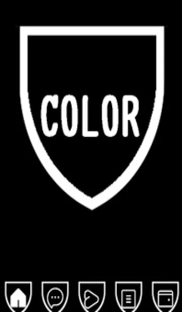 [LINE着せ替え] bw color X55の画像1