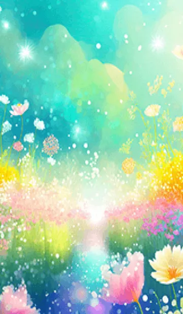 [LINE着せ替え] 優美な春の風景の着せかえ(Spring-46)の画像1