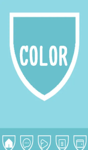 [LINE着せ替え] green color X106の画像1