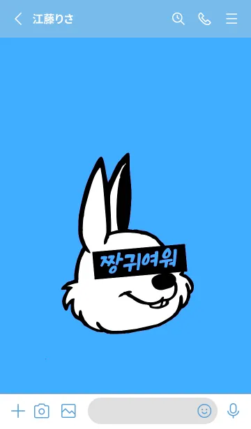 [LINE着せ替え] KOREA RABBIT THEME 147の画像2